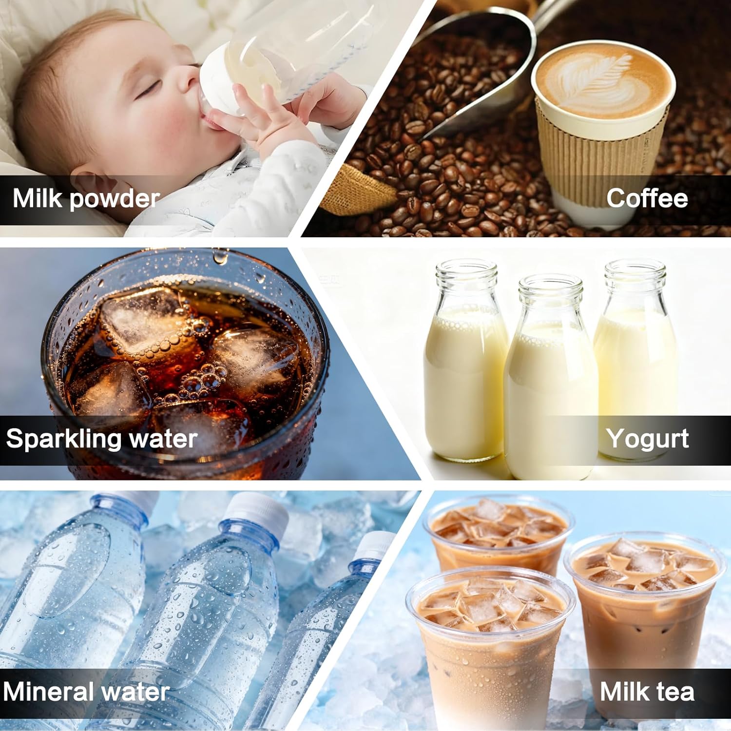 حامل أكواب السيارة الذكي 2 في 1 - تبريد وتسخين سريع مع شاشة وتحكم باللمس - لون أسود ملكي