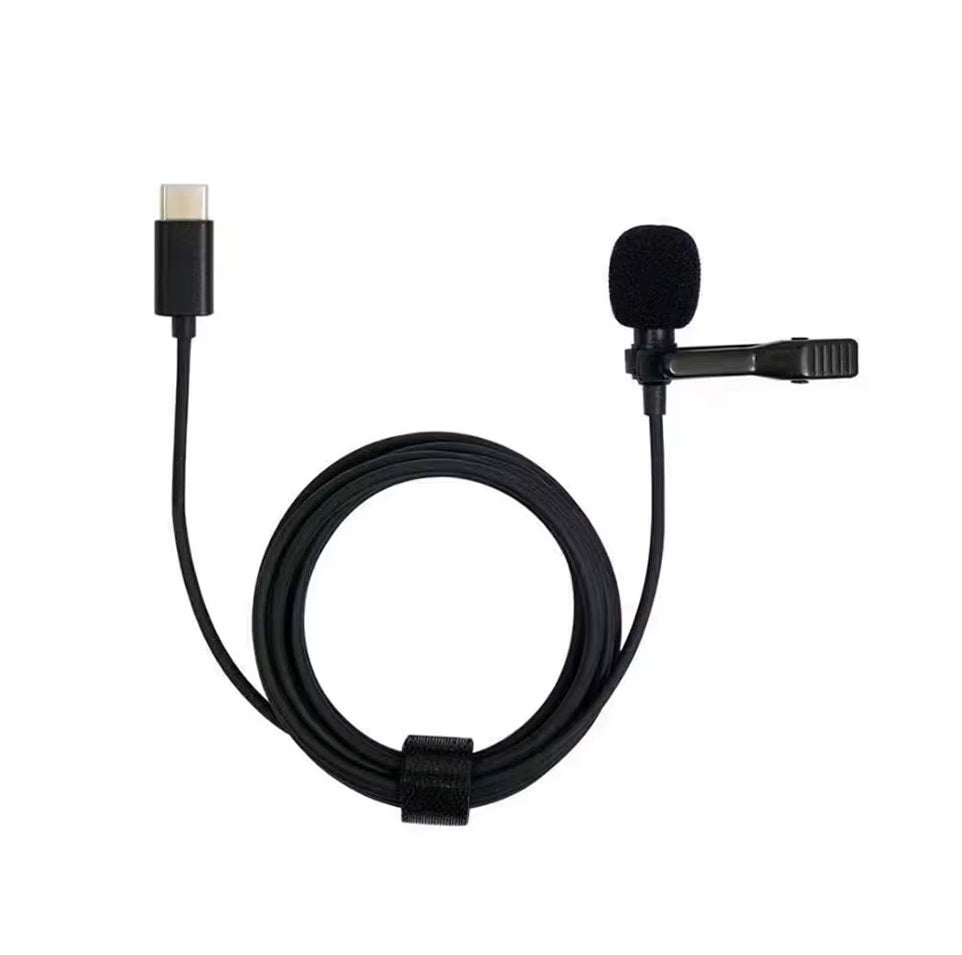 مايكروفون لافالير احترافي منفذ تايب سي - تسجيل صوتي نقي عالي الدقة وتقنية عزل الضوضاء
