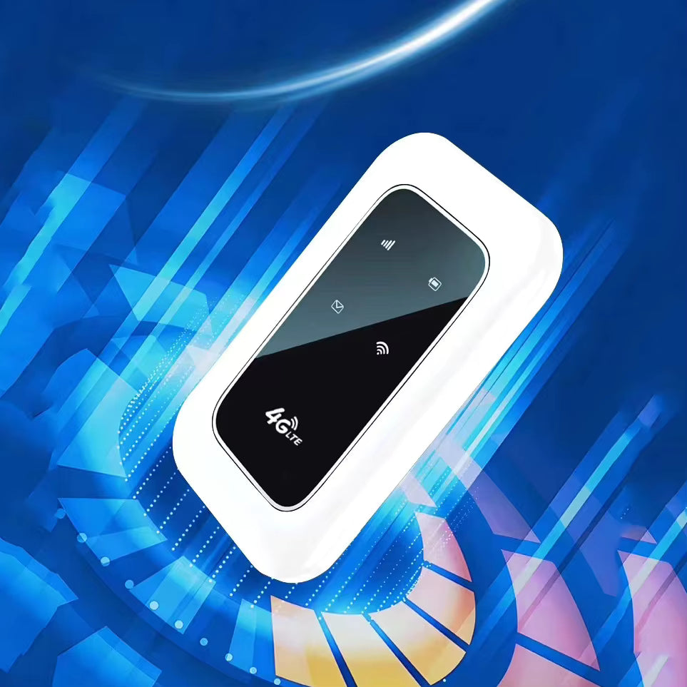 جهاز راوتر متنقل فائق السرعة - مودم واي فاي محمول ببطارية تدوم طويلاً، يدعم جميع الشبكات في السعودية، مثالي للرحلات والألعاب والعمل عن بُعد