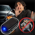 جهاز إنذار مضاد السرقة للسيارة - يعمل بالطاقة الشمسية،  بضوء وماض ذكي (يصلح لجميع السيارات)